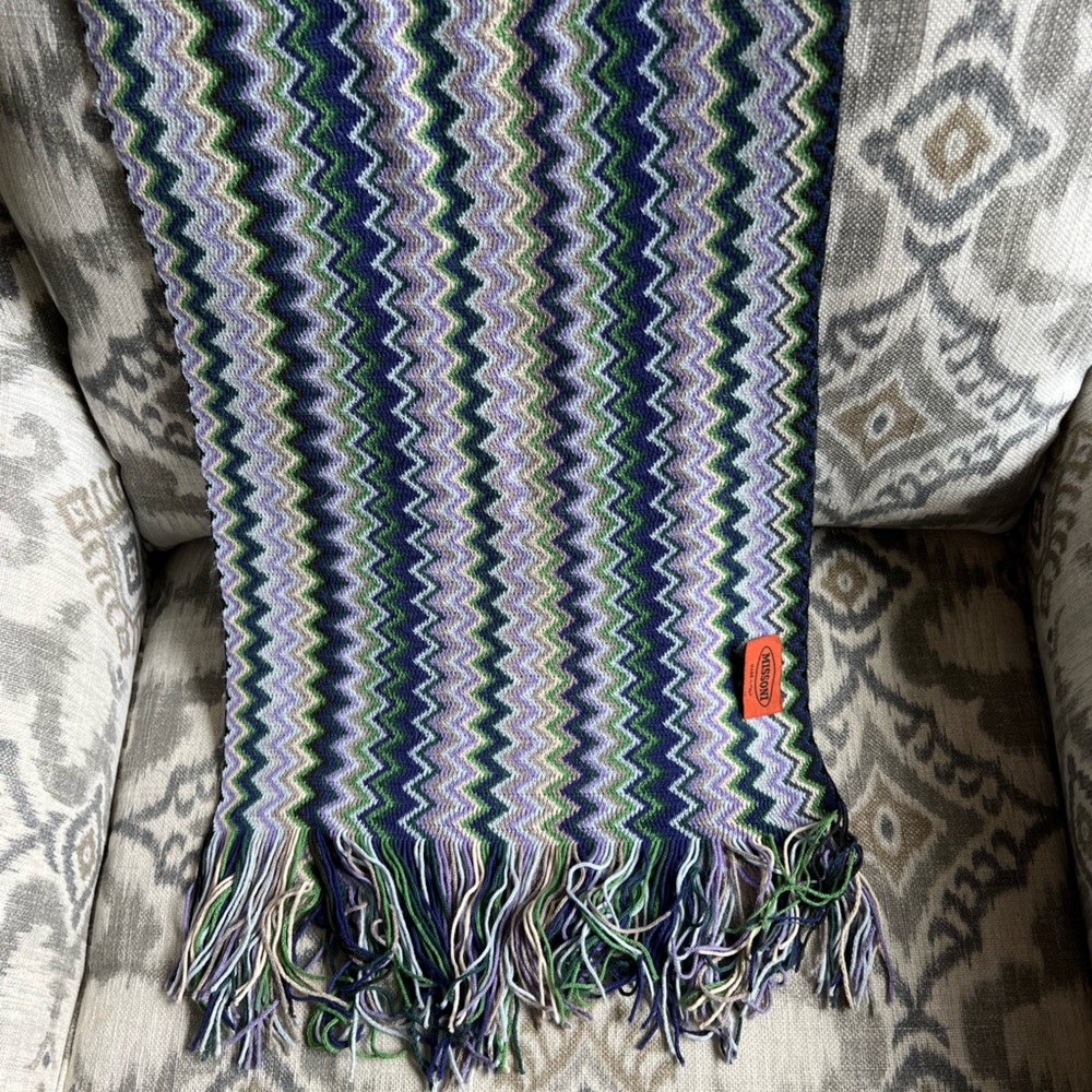 Missoni Zigzag Knit Scarf